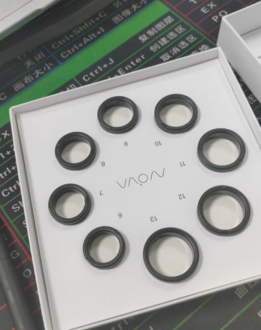 Smart Heart Rate Blood Oxygen Sleep Analysis Detection Ring Waterproof Multifunctional Ring Curren