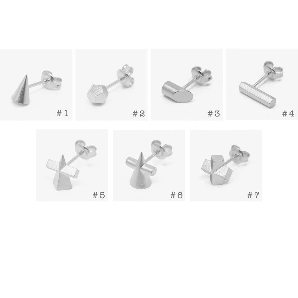 Women's Simple Minimalist Sketch Geometric Earrings Curren