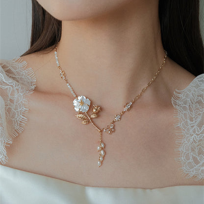 Women's Retro Court French Elegant Necklace Curren