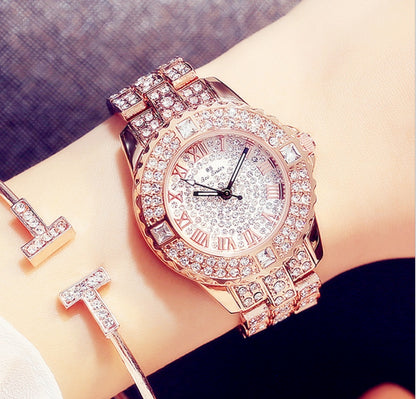 Full diamond ladies quartz watch Curren