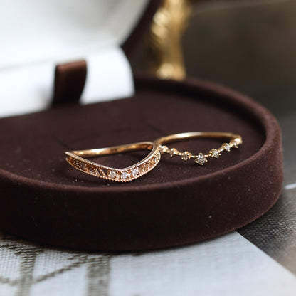 Light Jewelry Silver Ring Forest Cutout null