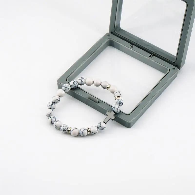 Cross Beads Bracelet for Men/Women, 