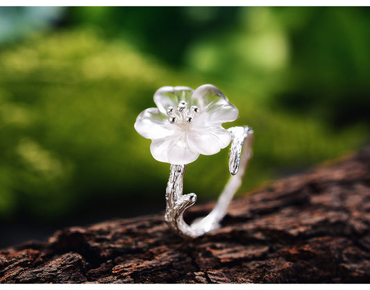 Creative flower branch  ring Curren