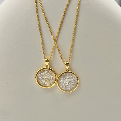 Women's High-grade Element Portrait Sterling Silver Necklace Curren