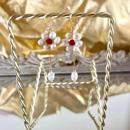 Flower Elegant Dangle Earrings