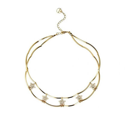 Sun Flower Star Necklace null