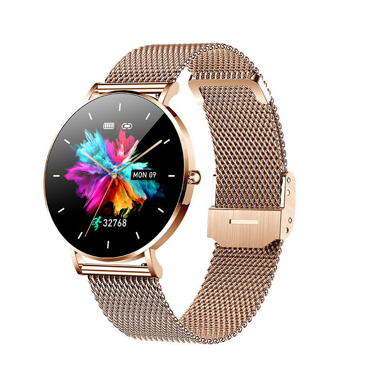 New Ultra-thin Smart Watch Women 1.36 Inch Screen Curren