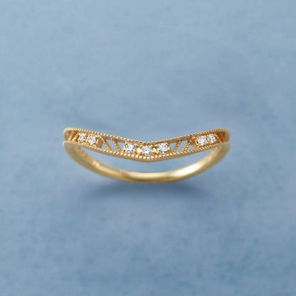 Light Jewelry Silver Ring Forest Cutout null