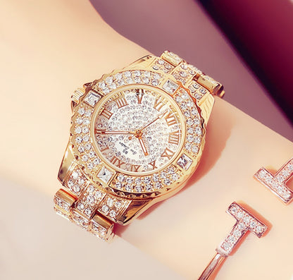 Full diamond ladies quartz watch Curren