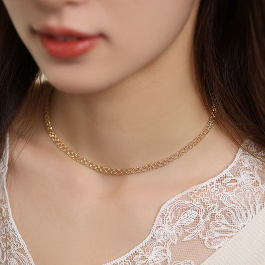 Women's Fashion Simple Lace Braided Chain Curren