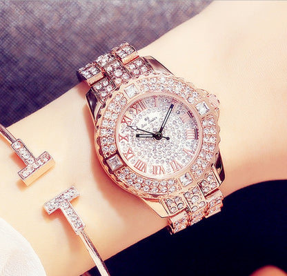 Full diamond ladies quartz watch Curren