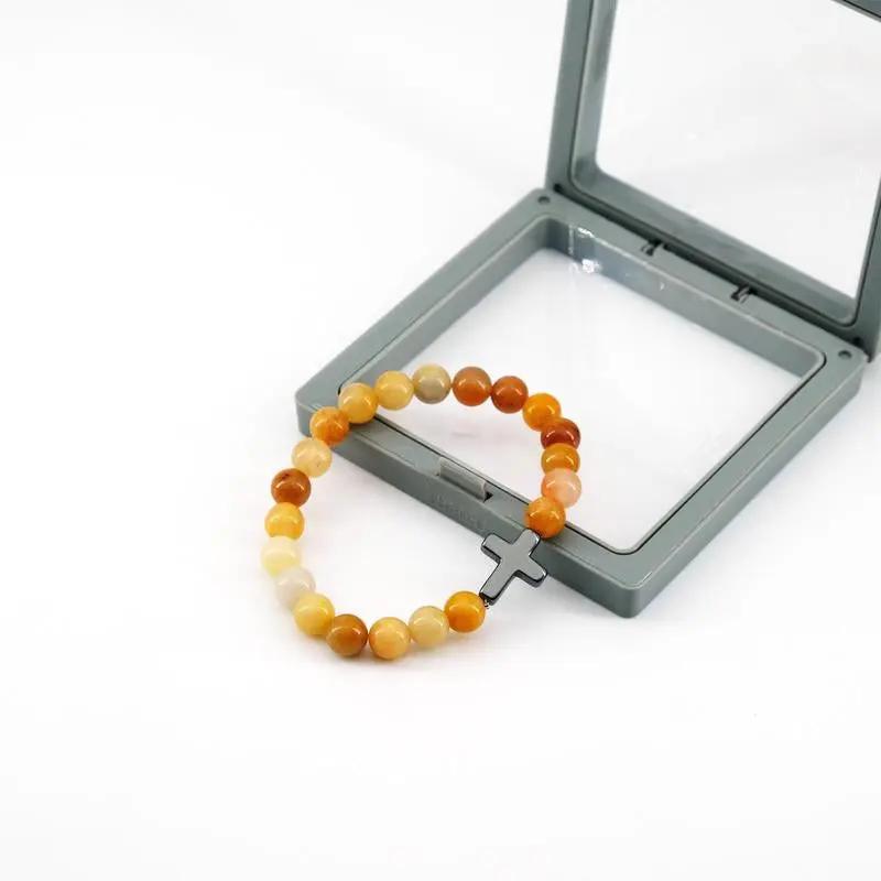 Cross Beads Bracelet for Men/Women, 