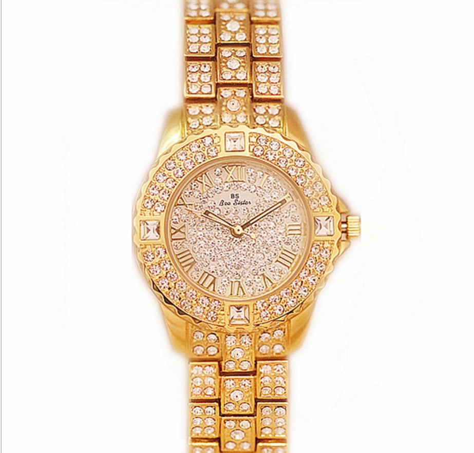 Full diamond ladies quartz watch Curren