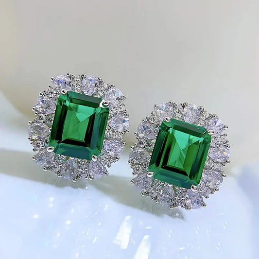 9*11MM Emerald High Carbon Diamond
