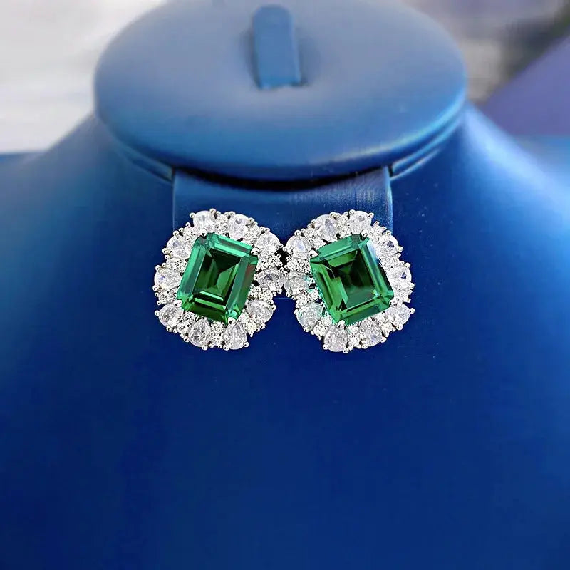 9*11MM Emerald High Carbon Diamond