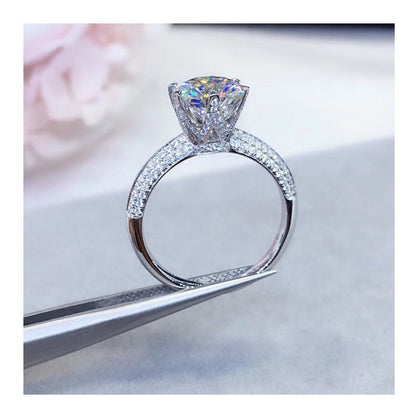 Half Of The Country Moissanite Diamond Ring Fidelity Curren