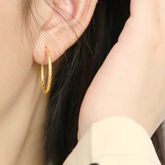 Fashion Classic Versatile Rhombus Earrings Curren