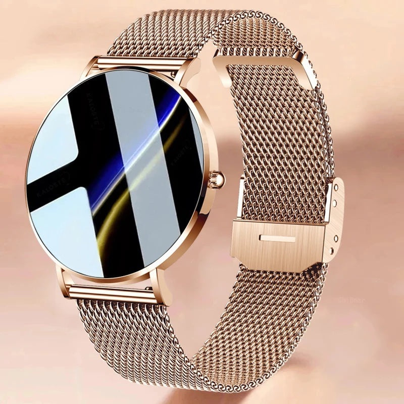 New Ultra-thin Smart Watch Women 1.36 Inch Screen Curren