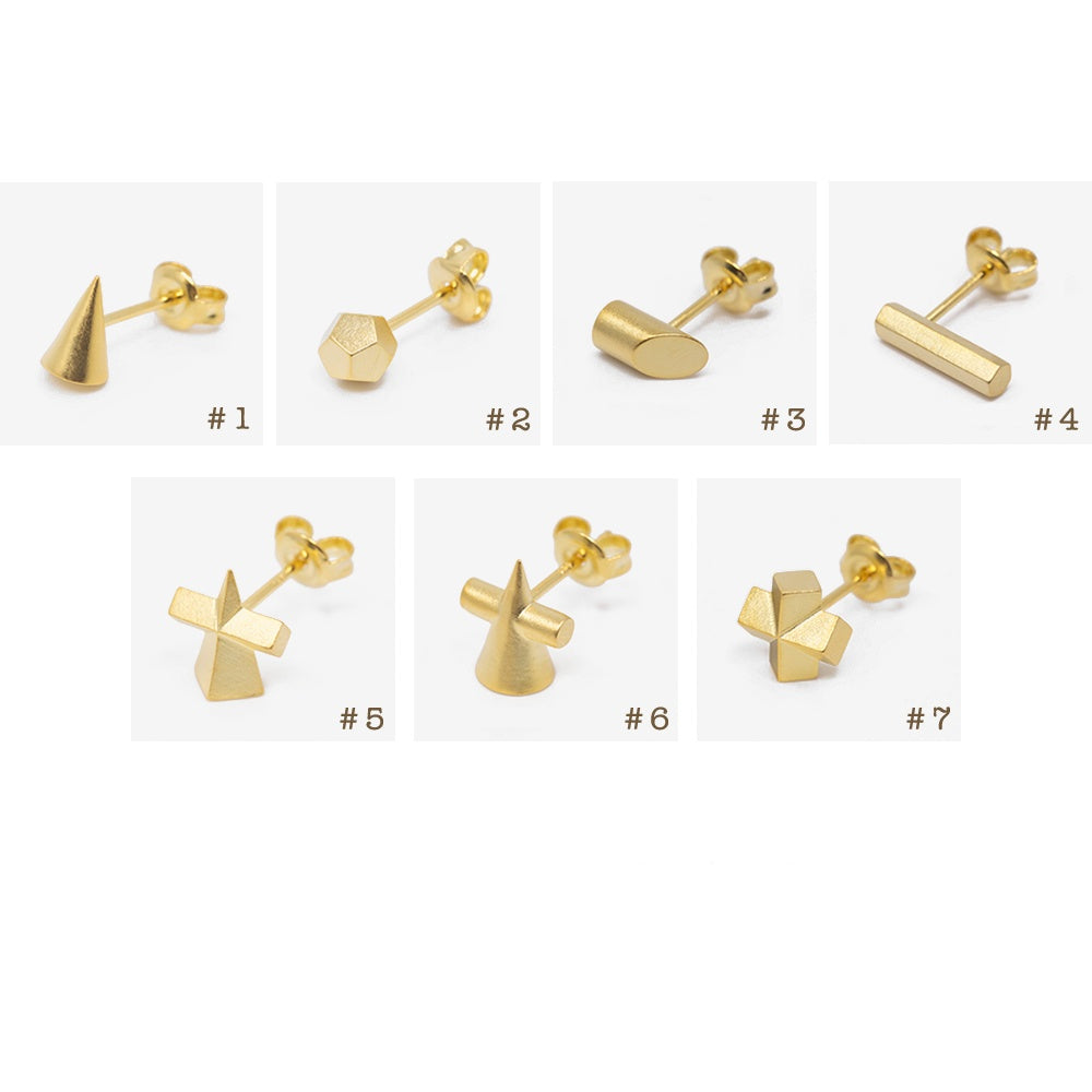 Women's Simple Minimalist Sketch Geometric Earrings Curren