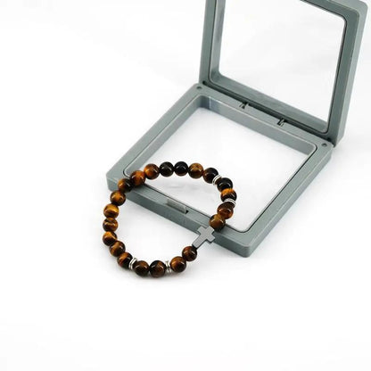 Cross Beads Bracelet for Men/Women, 